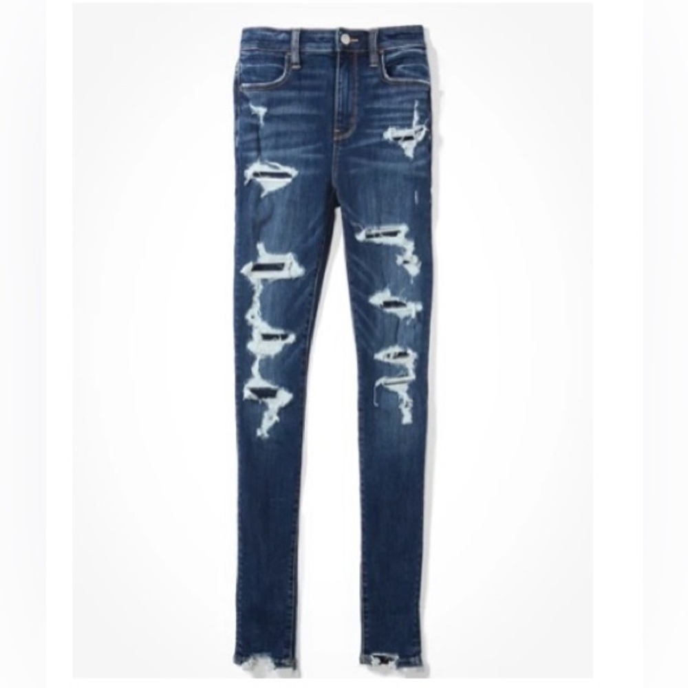 American Eagle NE(X)T Level Stretch Ripped Distressed Skinny Jeans